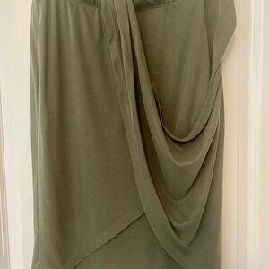 Olive Green Women's Skirt
